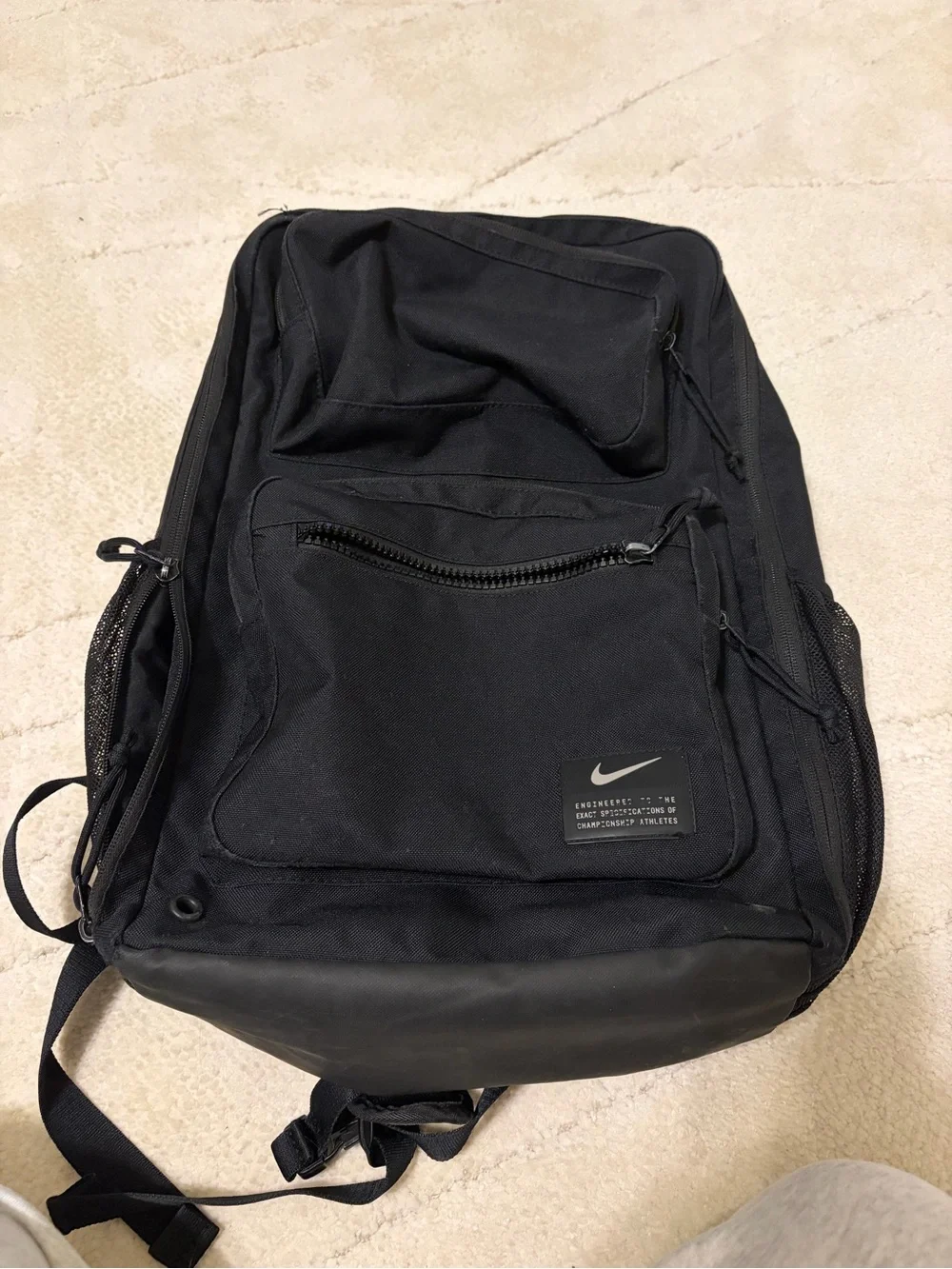 Black utility speed Nike backpack